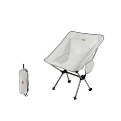 Bisinna Lightweight Portable Beach Chair Foldable Moon Shaped Chair