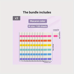 Colorful Index Label Stickers - Writable Classification Adhesive