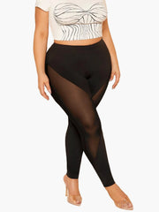 High Waist Mesh Yoga Leggings