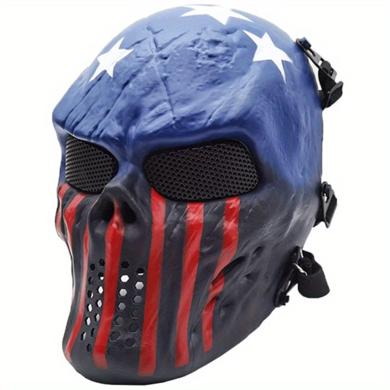 Airsoft Mask with Clear Lens Eye Protection for CS Survival
