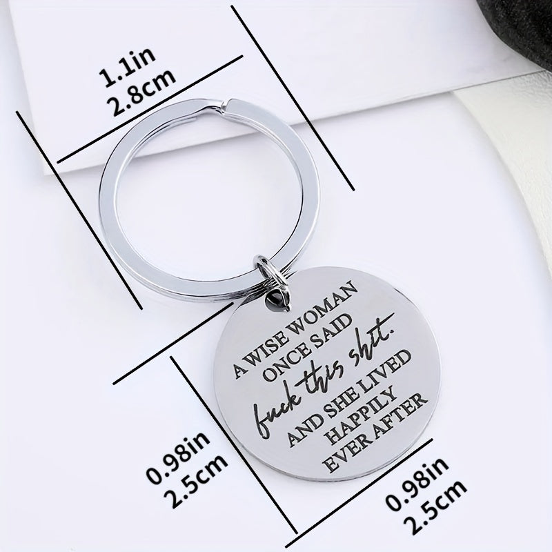 Unisex Stainless Steel Keychain Mother's Gift