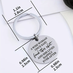 Unisex Stainless Steel Keychain Mother's Gift