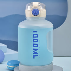 Large Capacity Water Kettle Portable Straw Cup Big Belly