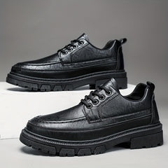 Men's Leather Derby Shoes Wear resistant Non Slip Dress Shoes