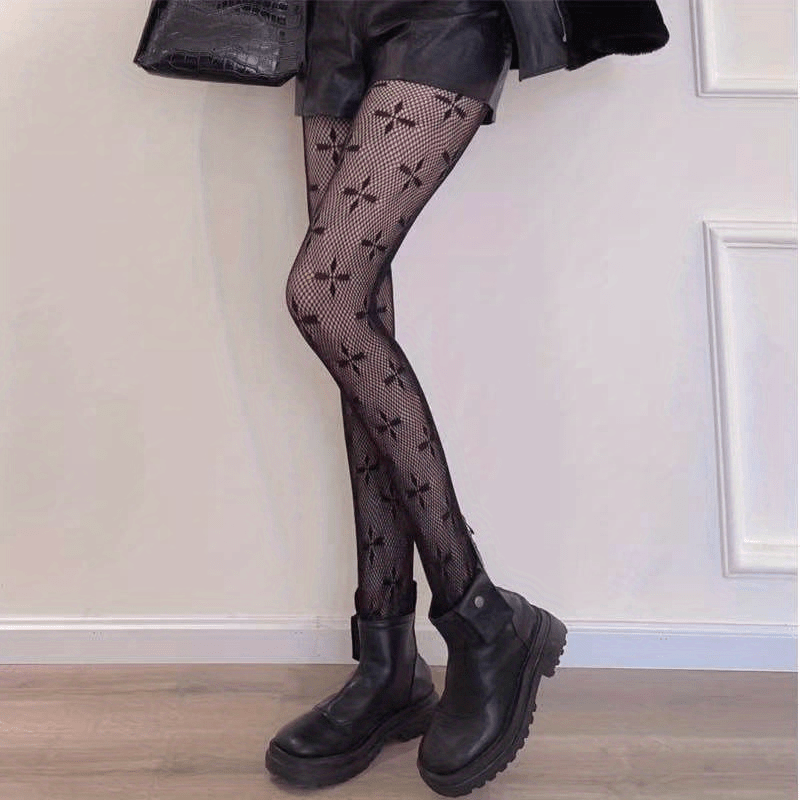 Girls Kids Cross Pattern Fishnet Pantyhose Children s Stockings