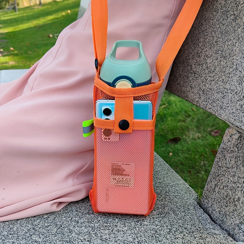 Mesh Pouch for Water Bottle & Phone, Beach & Outdoor Sports