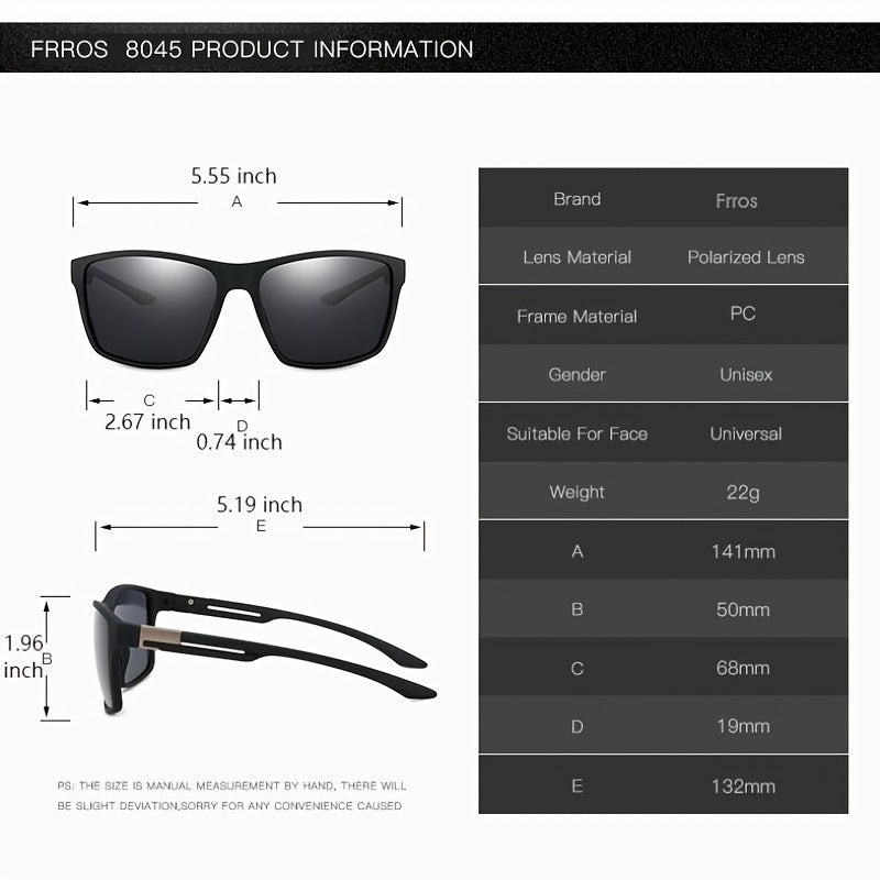 FRROS Polarized Sunglasses F8045 8 Colors