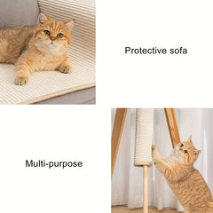 Sisal Cat Scratch Mat Protects Carpets Sofas