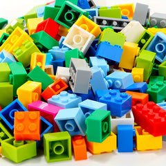 500pc Small Building Blocks Colored Bases for DIY Creativity