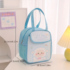 Insulated Lunch Box Bag Portable Lunch Bento Bag Aluminum Foil Cooler Bag