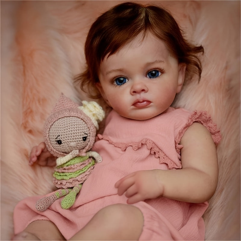 Realistic Soft Touch Collectible Art Doll 3D Painted Reborn Doll