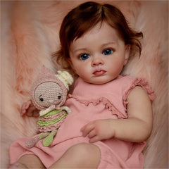 Realistic Soft Touch Collectible Art Doll 3D Painted Reborn Doll