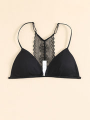Front Buckle Lace Bra Removable Pads Beauty Back Lingerie