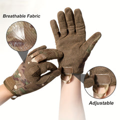 Men's Tactical Gloves Windproof Touch Screen for Outdoor Activities