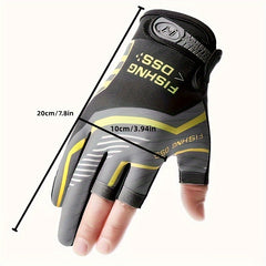 Breathable Fishing Gloves Anti Skid Gloves UV Protection Men Women Outdoor