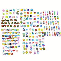 24pcs Mini Pop Keychain Fidget Toys Silicone Squeeze Sensory Toys for Kids