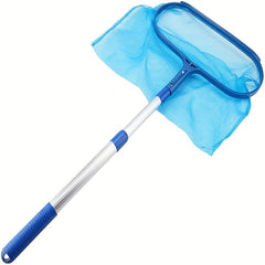 Deep Skimmer Net with Telescopic Pole - Pool Leaf Skimmer Fine Mesh Net