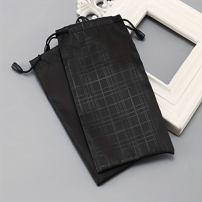 1pc Glasses Bag Protective Sleeve Bag Mirror Cloth Sunglasses Bag For Men