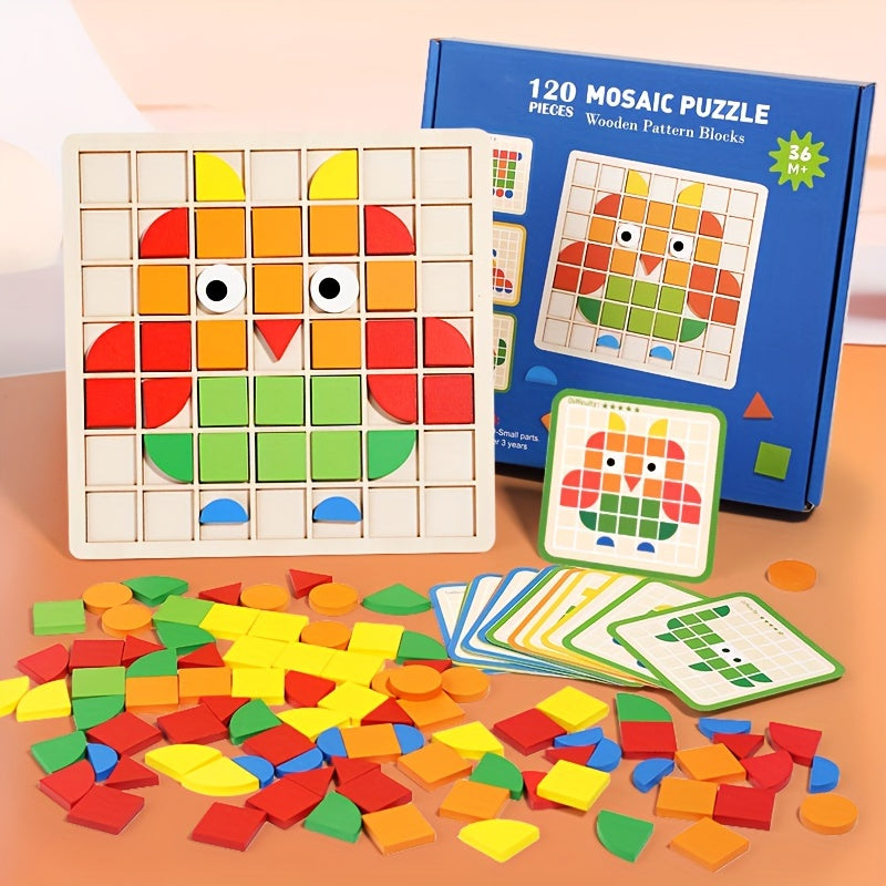 3D Jigsaw Puzzle for Kids Wooden Logic Game