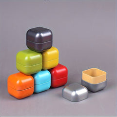 6pc Tea Can Portable Mini Iron Box Small Sealed Can Empty Can