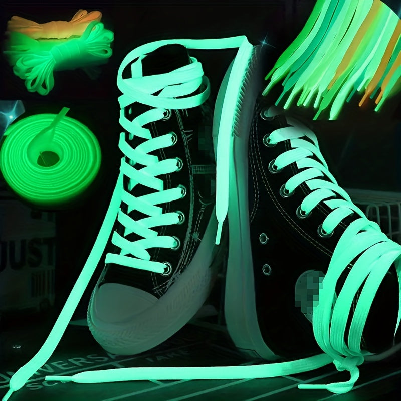 Reflective Glow Shoelaces For Sneakers - Luminous Night Lace