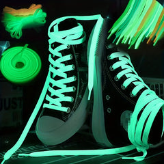Reflective Glow Shoelaces For Sneakers - Luminous Night Lace