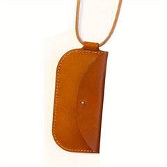 PU Leather Sunglasses Case Oblique Span Glasses Bag Soft Bag