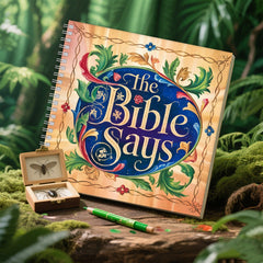 Bible Wisdom Adult Coloring Book 20x20cm 24 Page Spiral Bound Stress Relief