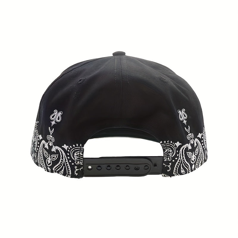 Unisex Breathable Cashew Flower Baseball Cap Outdoor Sport