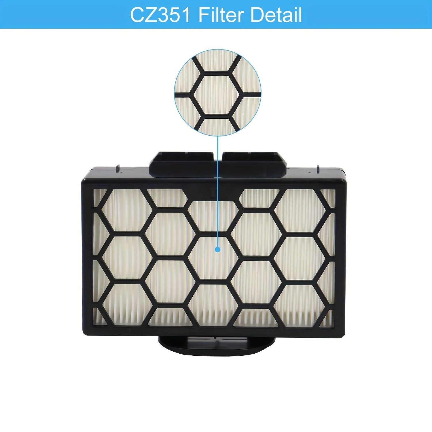 6pk CZ351 Filter for Shark CZ351 CZ2001 Vacuum