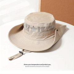 Men's Fisherman Hat Outdoor Sun Hat Summer Sunscreen Big Eaves