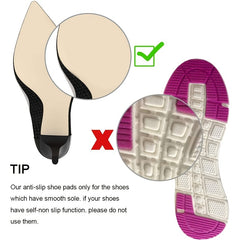 5 Pairs Anti-slip High Heeled Shoes Rubber Mat Mute Sole