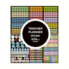 626pcs Teacher Plan Sticker Creative Memo Sticker