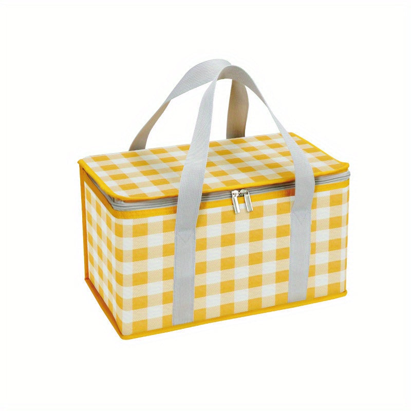 Insulated Outdoor Picnic Bag Portable Basket Camping Basket