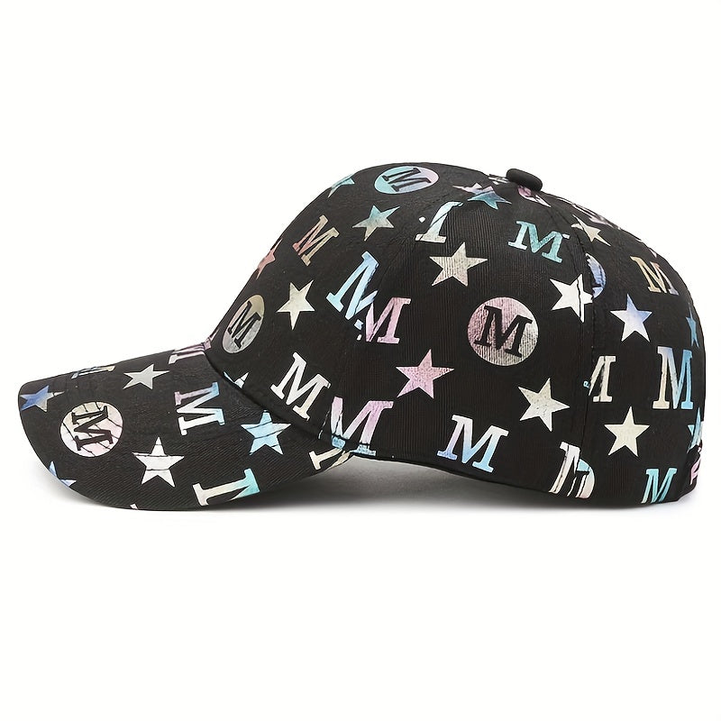 Letter Printed Baseball Cap Cotton Hip Hop Sunshade Dad Hat
