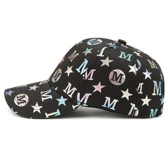 Letter Printed Baseball Cap Cotton Hip Hop Sunshade Dad Hat