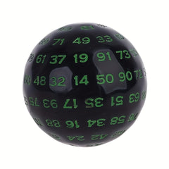 1pc 100 sided Numbers 1 100 Dice D100 Large Ball Game Dice Collectible Dice