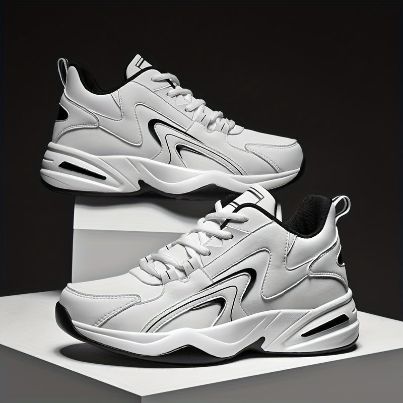 Men's Chunky Lace-Up Sneakers Dad Shoes
