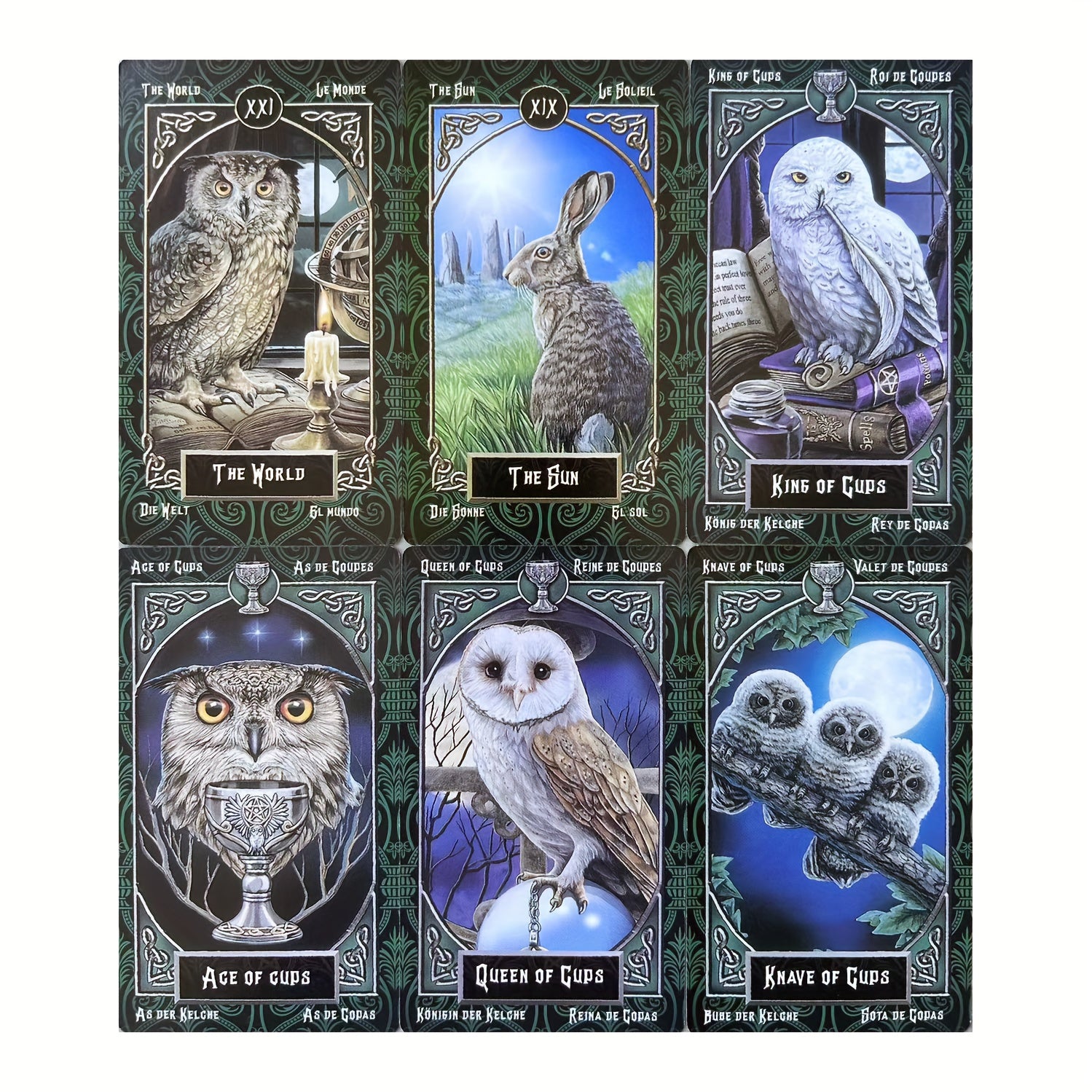 Anime Tarot Cards Deck with 78 Cards