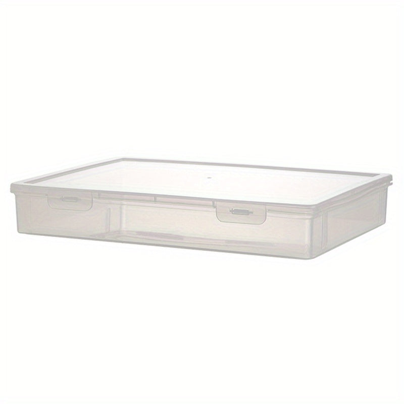 Large Capacity Transparent Office Document Storage Box