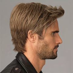 Men's Short Wig Comfortable Suitable For Daily Use Costume Wig