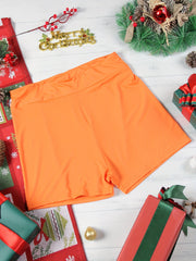 Casual Loungewear Shorts Women's Elastic Waist Pajama Shorts