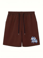 Men's No Sense Print Shorts Athletic Stretch Drawstring Gym Shorts