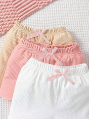 Bow Detailed Quick Dry Leggings for Girls