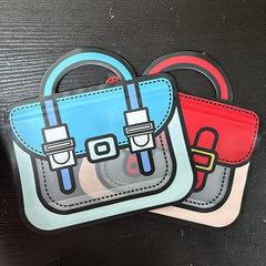 10 Pcs Hand Bag Shape Cookie Candy Zipper Bags for Party Supplies
