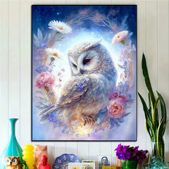 Owl Animal Diamond Painting Kit Round Drill DIY Home Decor