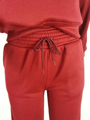 One Shoulder Fleece Top & Pants Set