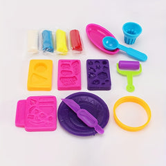 Kids Art Dough Colored Clay Toys Plasticine Mold Tools Pressing Gift