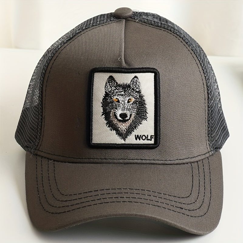 Unisex Sunshade Breathable Casual Baseball Cap With Animal Pattern