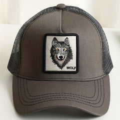 Unisex Sunshade Breathable Casual Baseball Cap With Animal Pattern